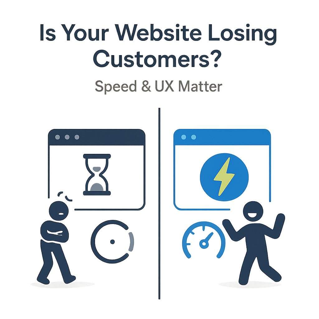 website losing customers